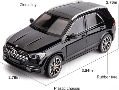 1:24 Alloy Die-cast Mercedes-Benz GLE 350 Toy Car with Sound and Light