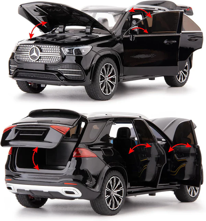 1:24 Alloy Die-cast Mercedes-Benz GLE 350 Toy Car with Sound and Light