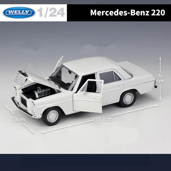 1:24 Mercedes Benz 220 Die Cast