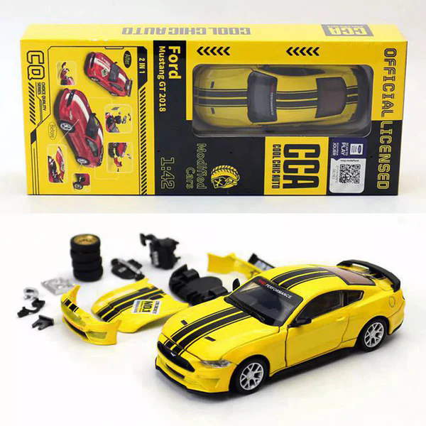 1:42 Scale 2018 Ford Mustang GT Super Racing Model Kit