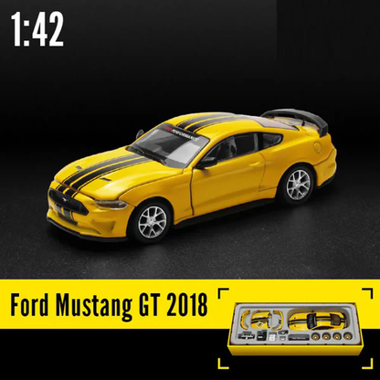 1:42 Scale 2018 Ford Mustang GT Super Racing Model Kit